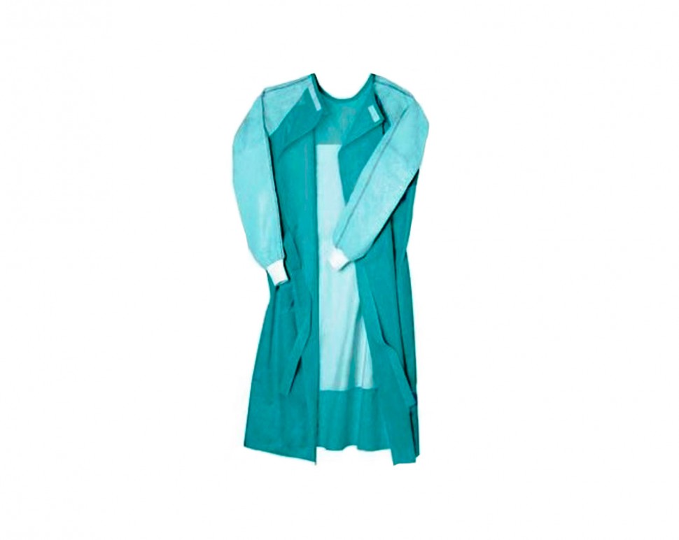 Foliodress Special (9921933) усиленный одноразовый стерильный халат c крепированной бумагой и полотенцами, XL-150 см, 28 шт.